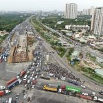 Khu vực nút giao kết nối các tuyến Mai Chí Thọ, Lương Định Của, Nguyễn Thị Định: Ảnh: Giang Anh