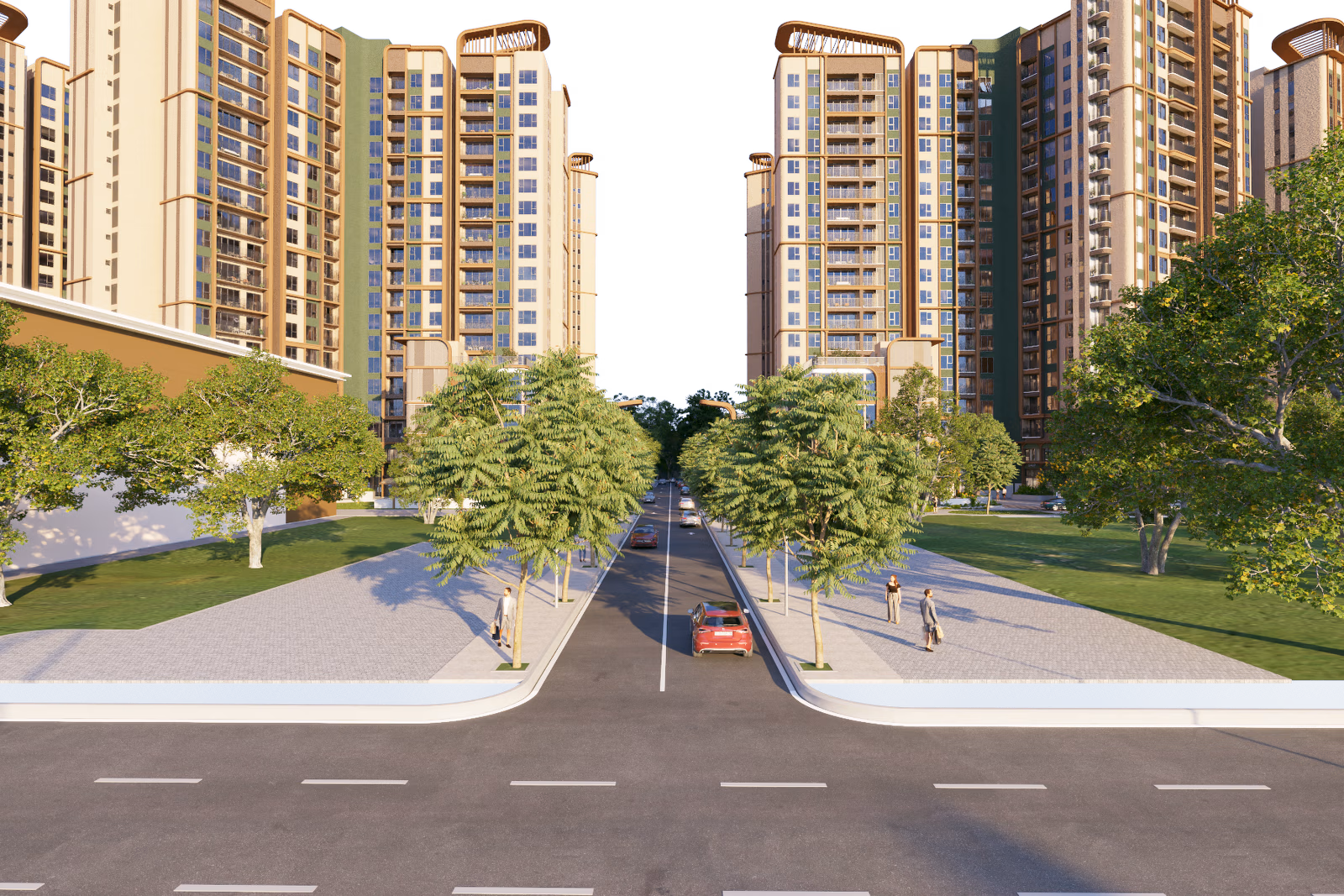 Phối cảnh Mặt tiền dự án