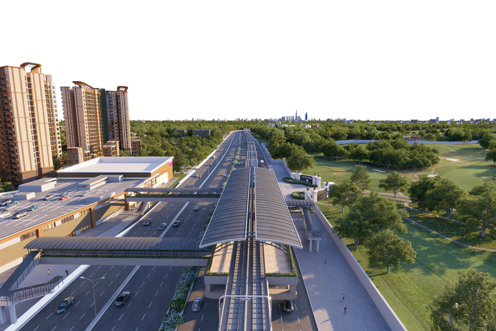 Phối cảnh Ga C8 · Metro số 2