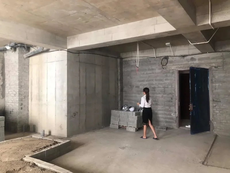 Hình ảnh căn hộ chung cư xây thô khi bàn giao
