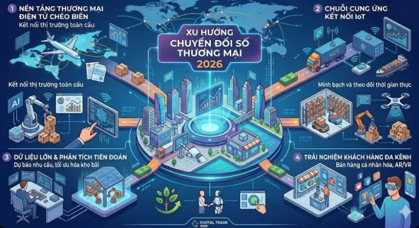 Biểu đồ tăng trưởng bất động sản thương mại sau chuyển đổi số