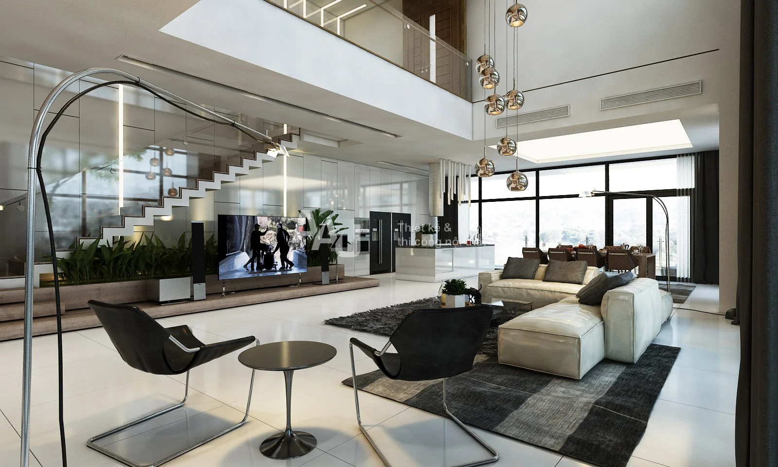 Căn hộ cao cấp với nội thất hiện đại, view đẹp