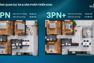 Phòng khách căn hộ TT Genesis với nội thất cao cấp