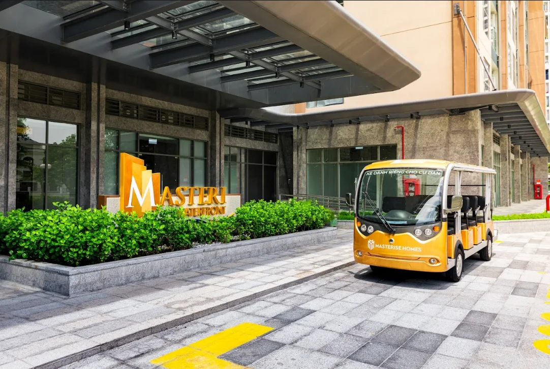 Cư dân đậu xe Masteri Centre Point