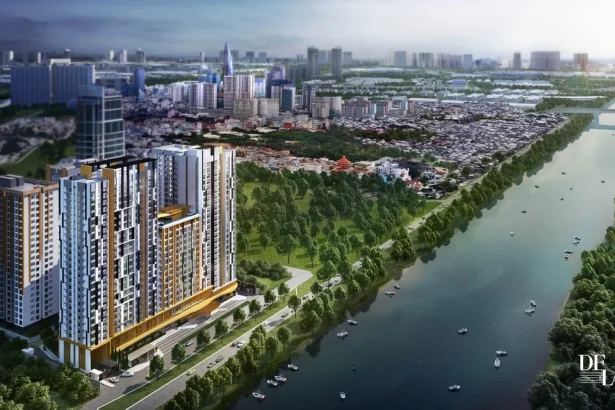 Phối cảnh tổng quan dự án De La Sol nhìn từ trên cao