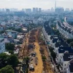 Cảnh giải tỏa đền bù dự án mở rộng đường lớn