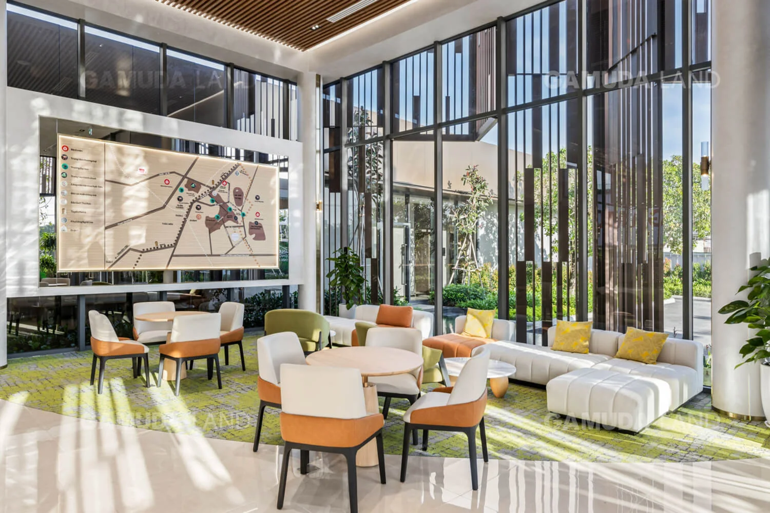 Không gian trưng bày hiện đại bên trong Sales Gallery WOW CENTER