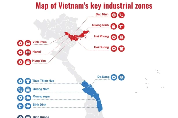 Khu công nghiệp tại Việt Nam năm 2026