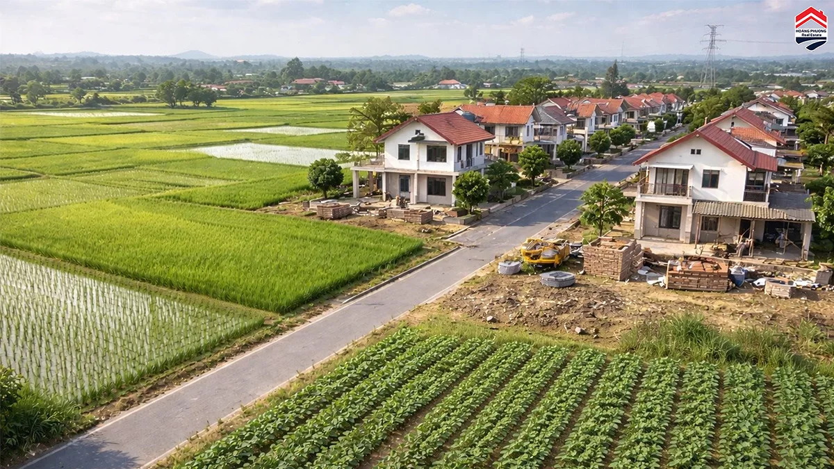 Nhà đầu tư đang khảo sát đất nông nghiệp
