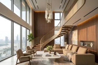Penthouse TT Genesis với nội thất cao cấp và tầm nhìn toàn cảnh