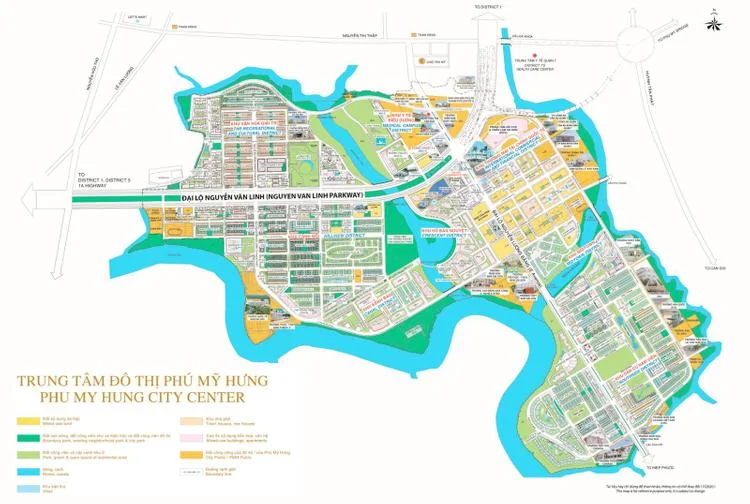 Khu đô thị Phú Mỹ Hưng, Quận 7 với hạ tầng hiện đại