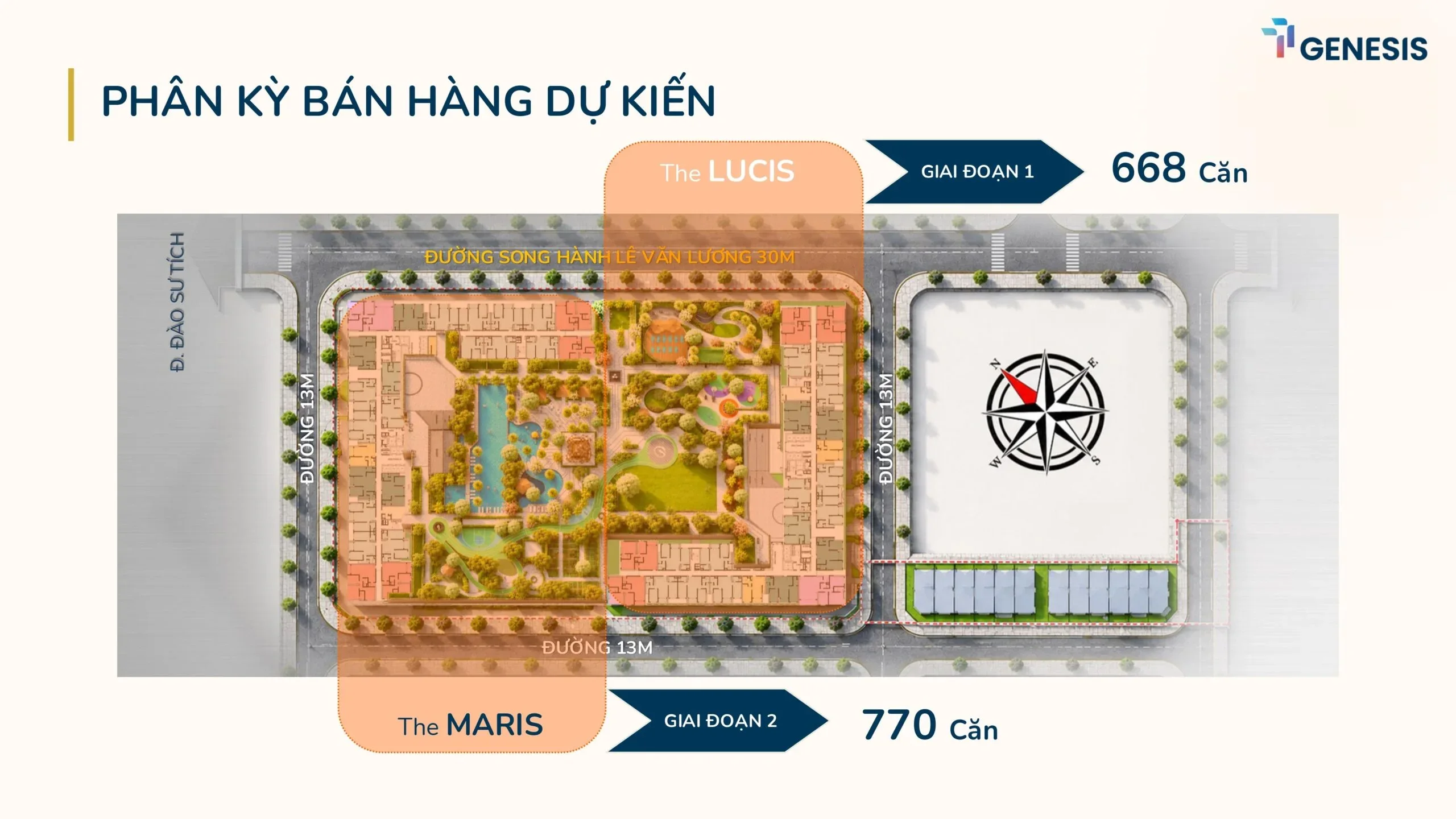 Tháp The Lucis – giai đoạn 1 dự án TT Genesis