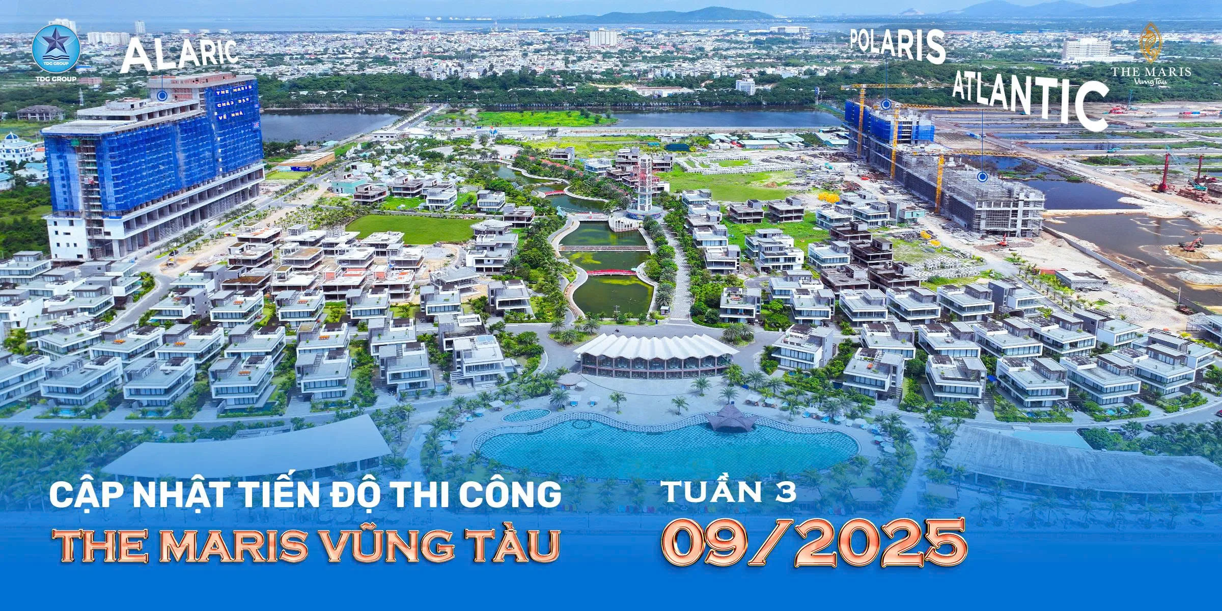 Toàn cảnh Tháp The Maris thuộc dự án TT Genesis với kiến trúc lấy cảm hứng từ biển cả