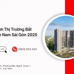 Toàn cảnh khu đô thị Nam Sài Gòn với các tòa nhà cao tầng và hạ tầng giao thông