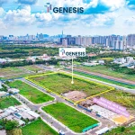 Toàn cảnh công trường TT Genesis đang thi công sôi động