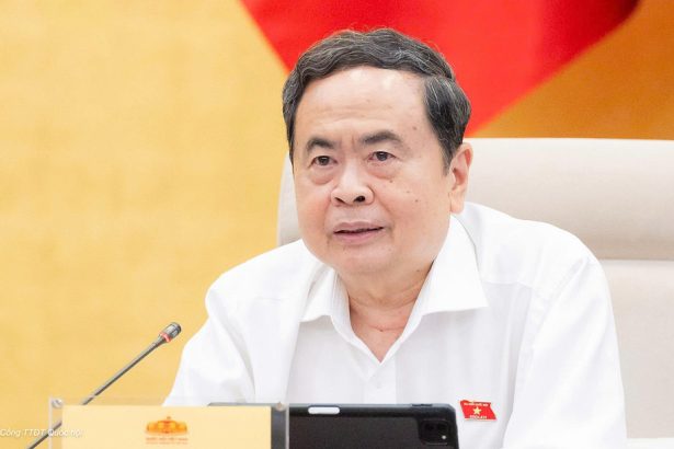 Chủ tịch Quốc hội Trần Thanh Mẫn tại phiên họp sáng 17/8. Ảnh: Cổng Thông tin điện tử Quốc hội