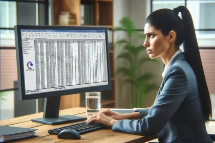 Bàn làm việc với laptop đang mở bảng Excel theo dõi dòng tiền mua bất động sản