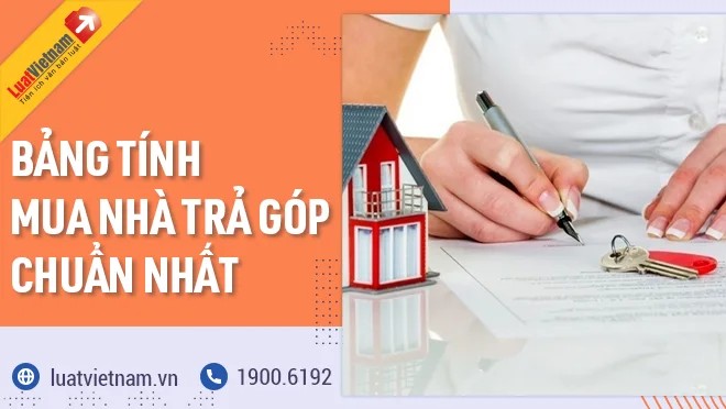 Bảng tính dòng tiền trả nợ mua nhà theo các mức lãi suất