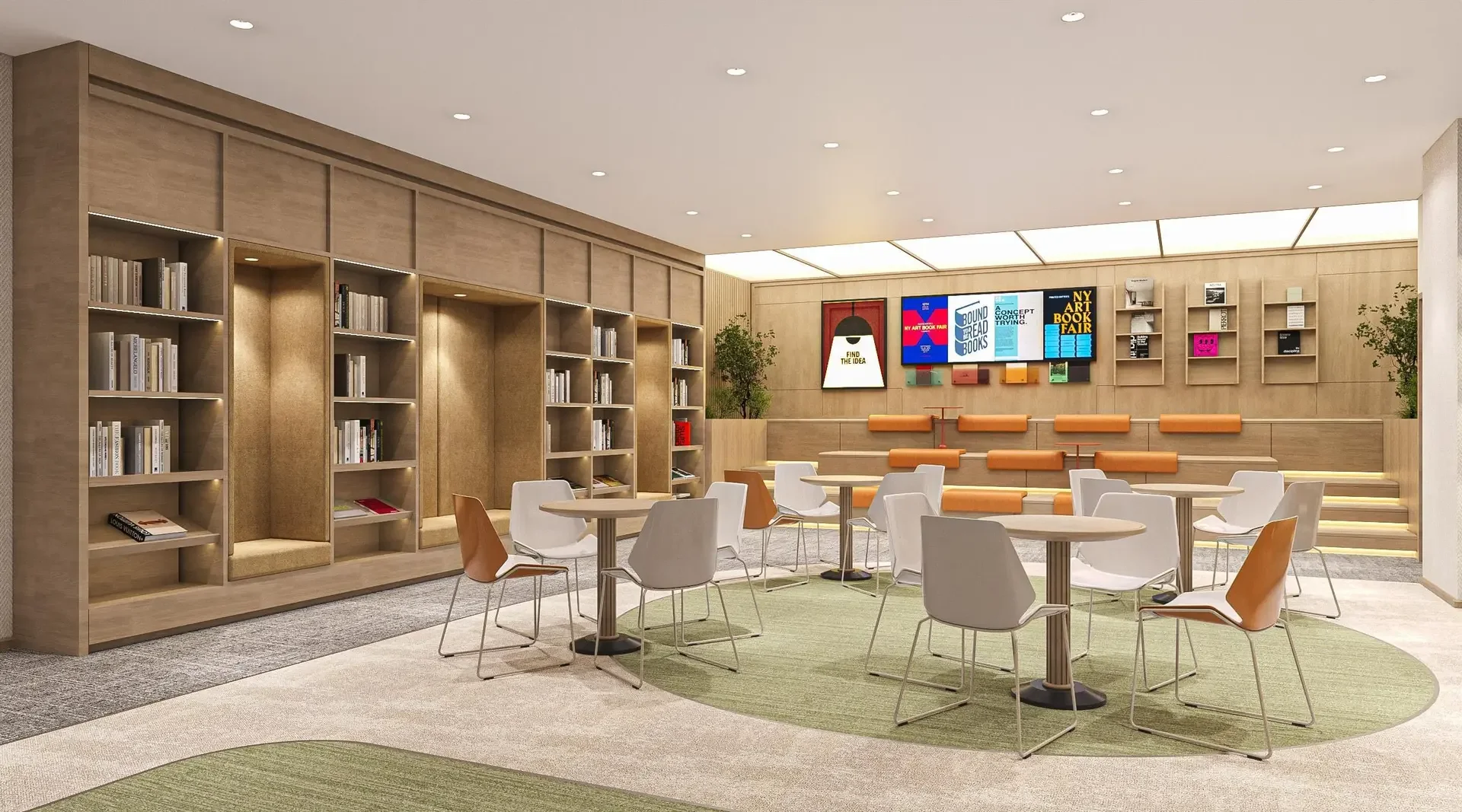 Không gian Business Lounge dành cho cư dân Vlasta Premier tiếp khách
