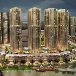 Phối cảnh căn hộ cao cấp Quận 7 view sông dành cho chuyên gia nước ngoài