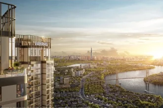 Căn hộ Vlasta Premier với nội thất và tầm nhìn sông