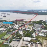 Phối cảnh cầu Cần Giờ vượt sông Soài Rạp nối Nhà Bè và Cần Giờ