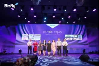 Không gian dạ tiệc tri ân khách hàng mua nhà phân khu Vịnh Tiên