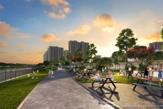 Toàn cảnh khu đô thị Vinhomes với hệ thống tiện ích và cảnh quan được duy trì sau bàn giao