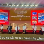 Toàn cảnh lễ động thổ cụm tiện ích trọng điểm tại Phân khu Trải nghiệm Vịnh Tiên