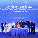 Toàn cảnh lễ ký kết thỏa thuận hợp tác chiến lược giữa chủ đầu tư Vinhomes Cần Giờ và các ngân hàng lớn
