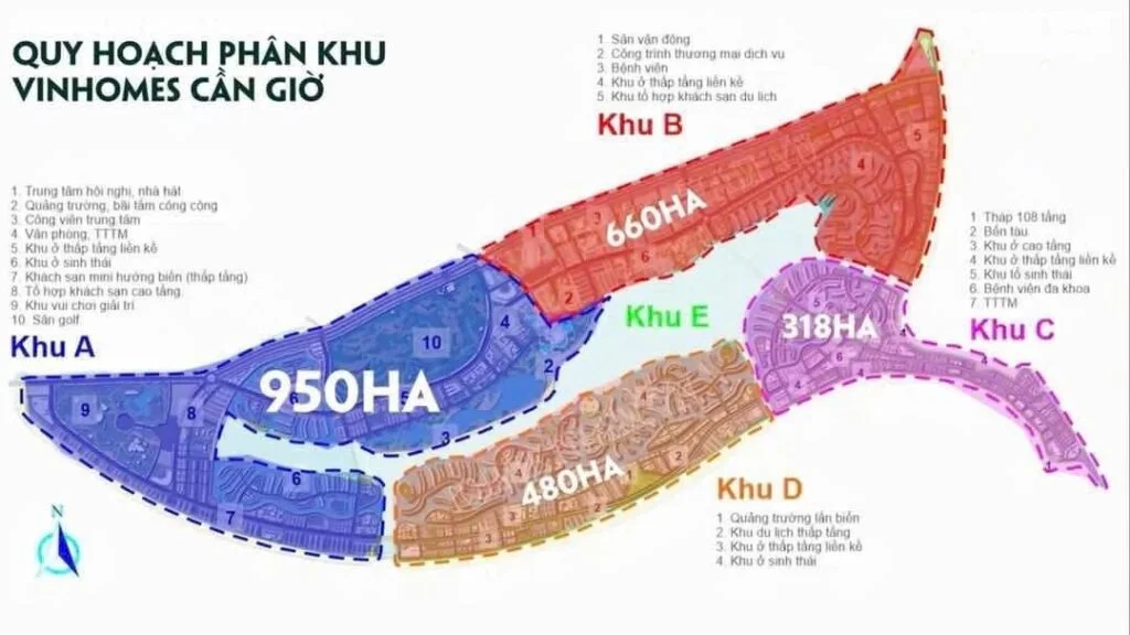 Mặt bằng tổng thể căn hộ Vinhomes Cần Giờ