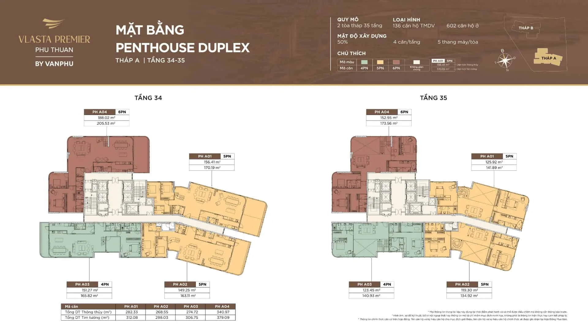 Sơ đồ mặt bằng Penthouse Duplex đỉnh tháp Vlasta Premier Đào Trí