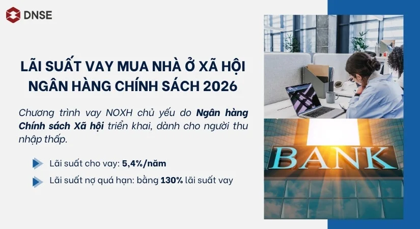 Người mua nhà tính toán lãi suất vay ngân hàng trên máy tính