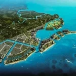 Toàn cảnh khu nhà biển tại Cần Giờ nhìn từ trên cao