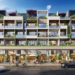 Dãy nhà phố thương mại tại trung tâm Sài Gòn