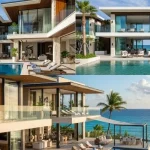 Phối cảnh nhà ven biển hiện đại với vật liệu chống ăn mòn muối biển