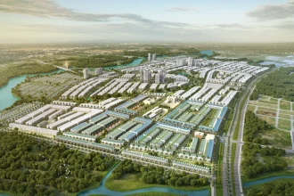 Phối cảnh dự án bất động sản giai đoạn 1 mở bán đợt đầu