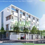Phối cảnh dự án bất động sản đã hoàn thiện hạ tầng và cảnh quan