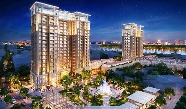 Phối cảnh tổng thể dự án căn hộ Vlasta Premier tại Văn Phú, Hà Đông