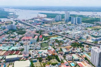 Phối cảnh cung đường Đào Trí ven sông tại Quận 7, TPHCM
