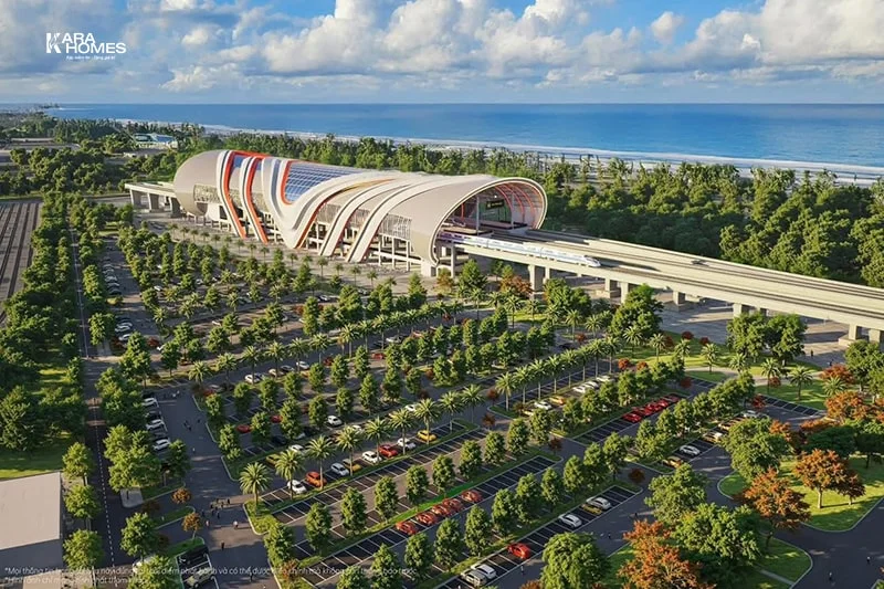 Phối cảnh ga Metro Bến Thành - Cần Giờ nhìn từ trên cao