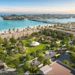 Phối cảnh dãy liền kề Vịnh Tiên tại Vinhomes Cần Giờ