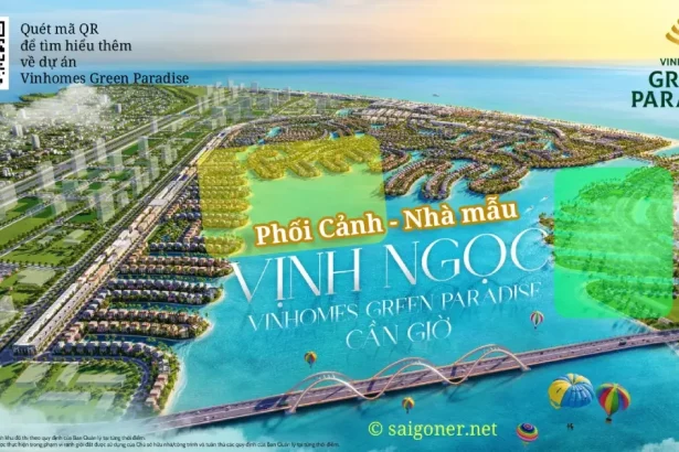 Phối cảnh tổng thể phân khu Vịnh Ngọc trong Vinhomes Cần Giờ