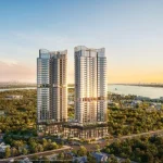 Phối cảnh kiến trúc tháp đôi 35 tầng Vlasta Premier tại Phú Thuận, Quận 7