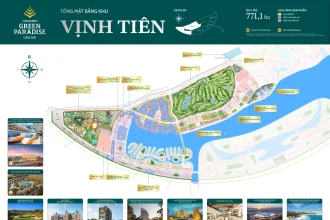 Phối cảnh tổng thể phân khu Vịnh Tiên (The Haven Bay) tại Vinhomes Cần Giờ