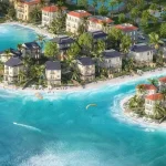 Phối cảnh khu đô thị Vinhomes Cần Giờ nhìn từ trên cao ven biển