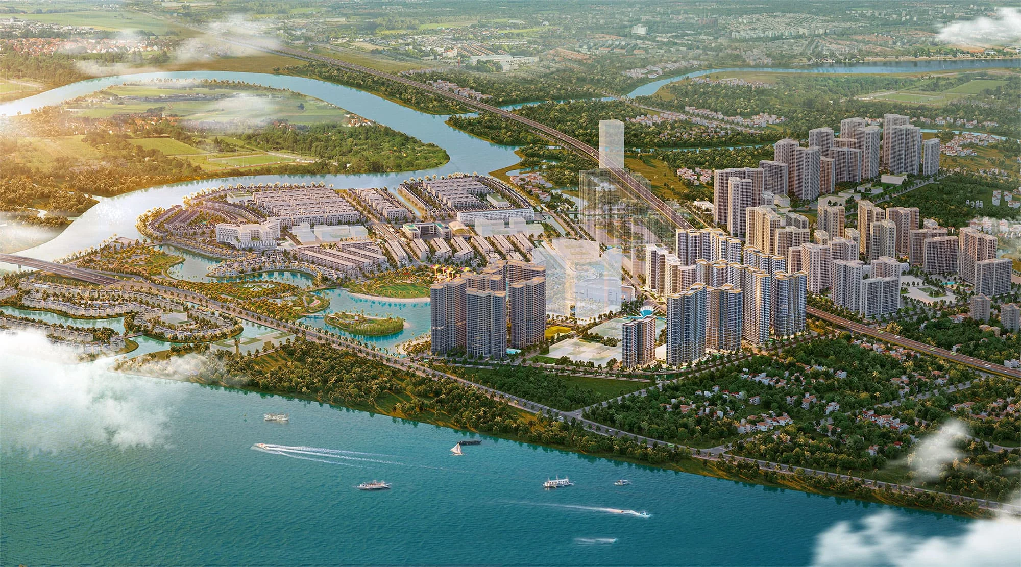 Phối cảnh tổng thể khu đô thị Vinhomes Grand Park tại TP Thủ Đức, TP.HCM