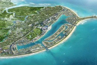 Phối cảnh tổng thể dự án Vinhomes Green Paradise Cần Giờ