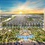 Phối cảnh khu đô thị Vinhomes Ocean Park nhìn từ trên cao