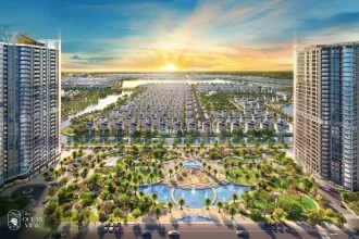 Phối cảnh khu đô thị Vinhomes Ocean Park nhìn từ trên cao